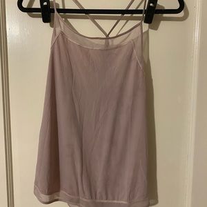 lululemon Ultra Lightweight Mesh Tank Top Size 4